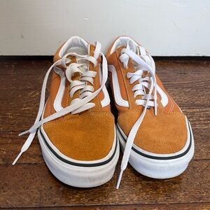 Orange Old Skool Vans
